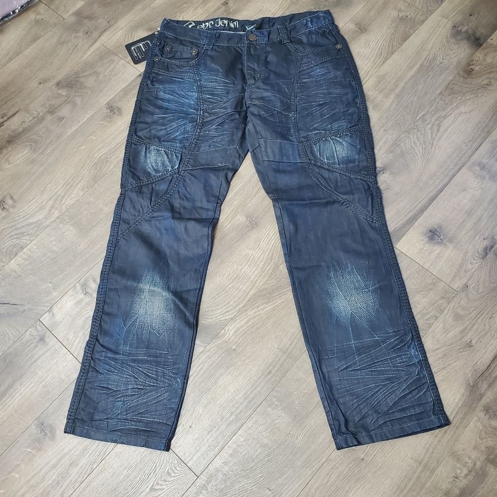 ETZO DENIM Distressed Jeans